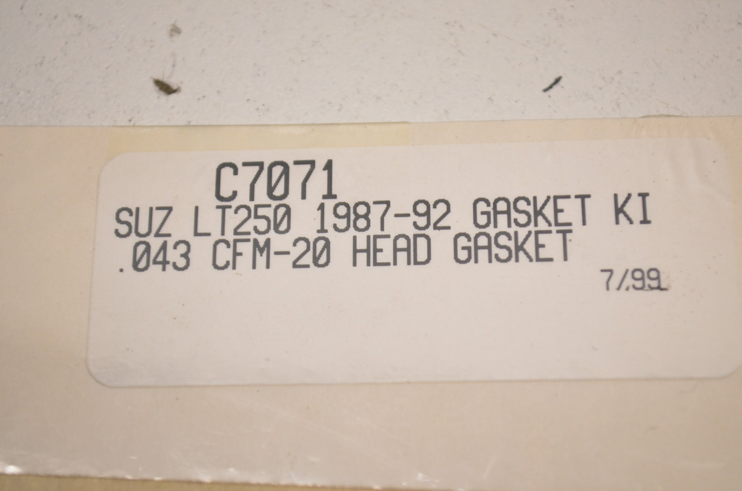 Top End Gasket Kit NOS
