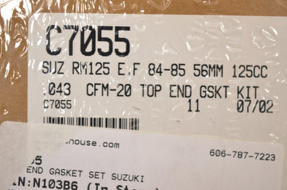 Cometic C7055 Top End Gasket Kit 56mm 84-85 RM125 NOS