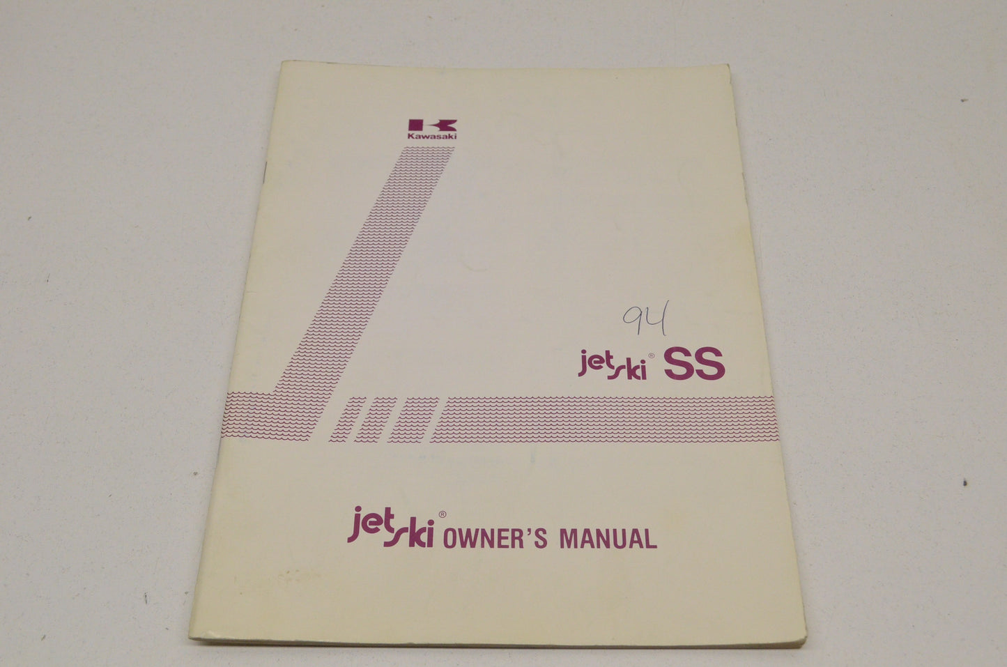 OEM Kawasaki 99920-1652-02 Jet Ski SS JH750-A3 Owner's Manual JH750-A3