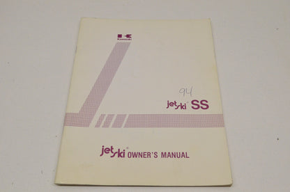 OEM Kawasaki 99920-1652-02 Jet Ski SS JH750-A3 Owner's Manual JH750-A3