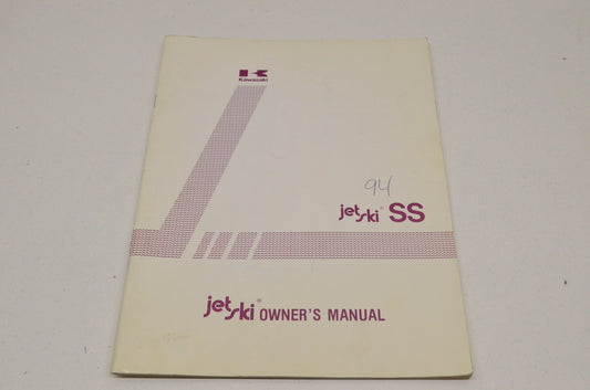 OEM Kawasaki 99920-1652-02 Jet Ski SS JH750-A3 Owner's Manual JH750-A3