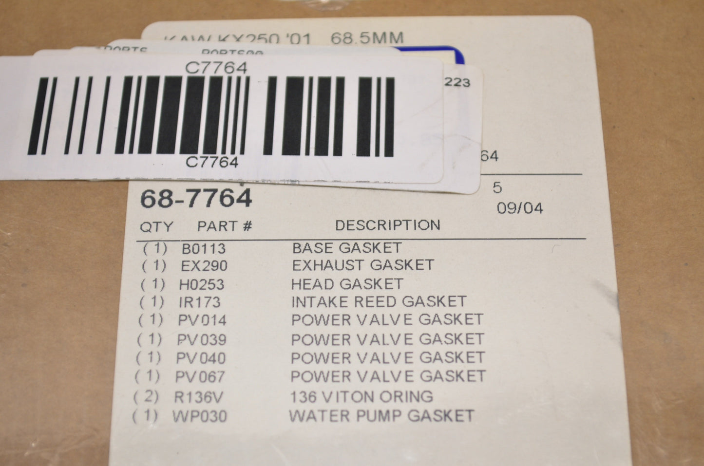 Cometic C7764, 68-7764 Top End Gasket Kit NOS