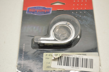 New KuryAkyn Chrome P-Clamp Kit 1 1/8 - 1 1/4 NOS