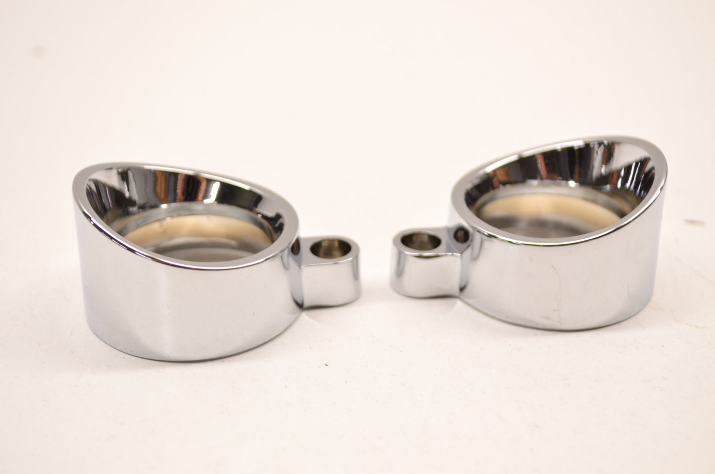 Silver Bullet Visored Top Mount Bezels Qty 2 NOS