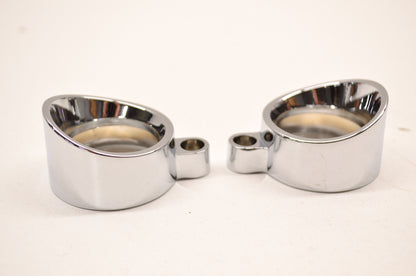 Silver Bullet Visored Top Mount Bezels Qty 2 NOS