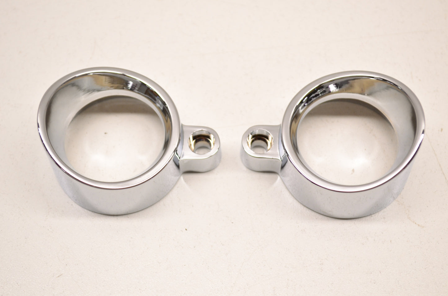 Silver Bullet Visored Top Mount Bezels Qty 2 NOS
