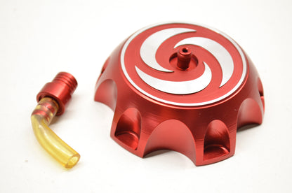 Aftermarket 207-1-Red Billet Gas Cap Red NOS