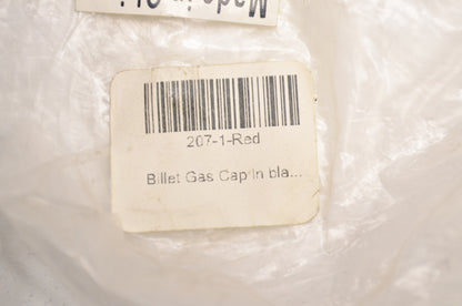 Aftermarket 207-1-Red Billet Gas Cap Red NOS