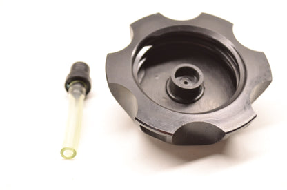 Aftermarket 207-1-Bk Billet Gas Cap Black NOS
