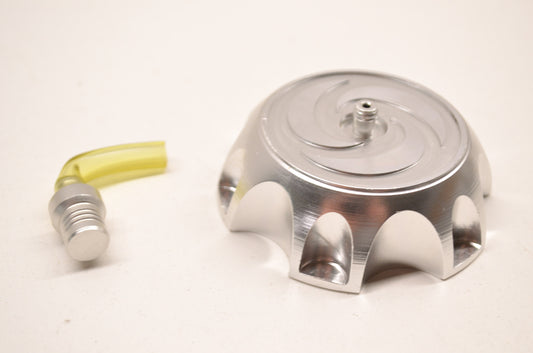 Aftermarket 207-1-Sil Billet Gas Cap Silver NOS