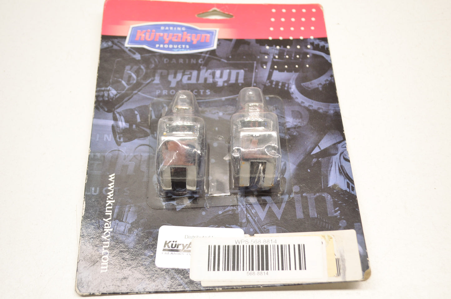 Kuryakyn 568-8814, 8814 Splined Foot Peg Adapters Qty 2 NOS