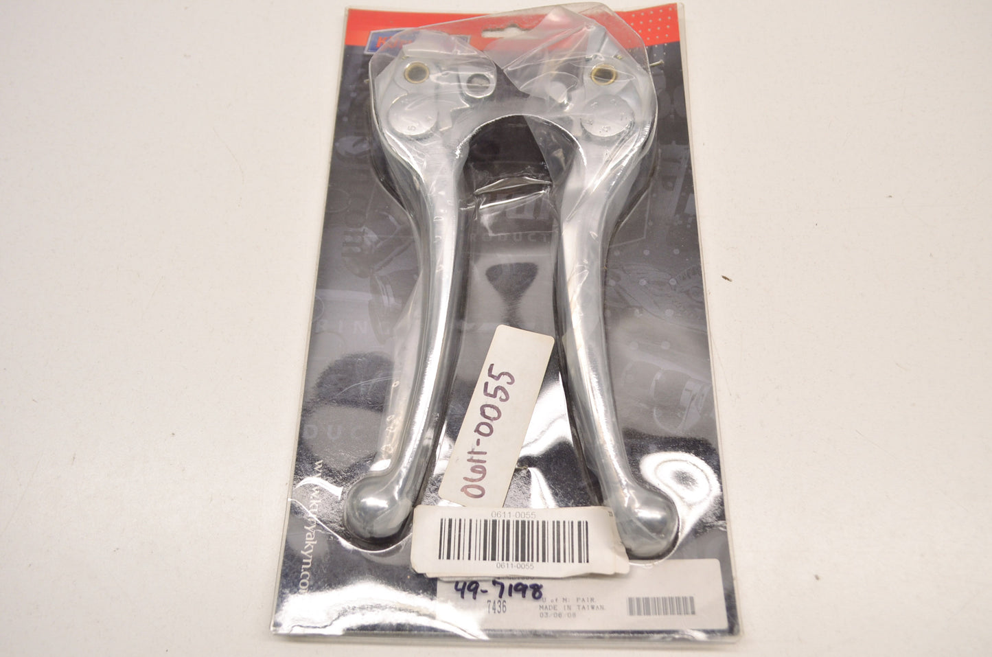 Chrome Adjustable Levers GL1800 Qty 2 NOS