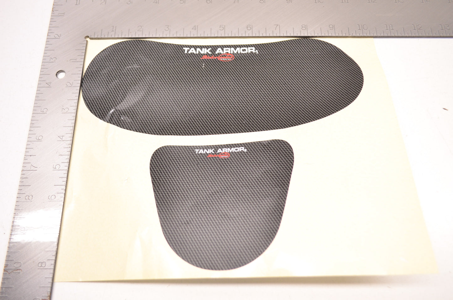 New Stickerpoint Self Adhesive Carbon Fiber Motorcycle Fuel Tank Armor Decal Kit