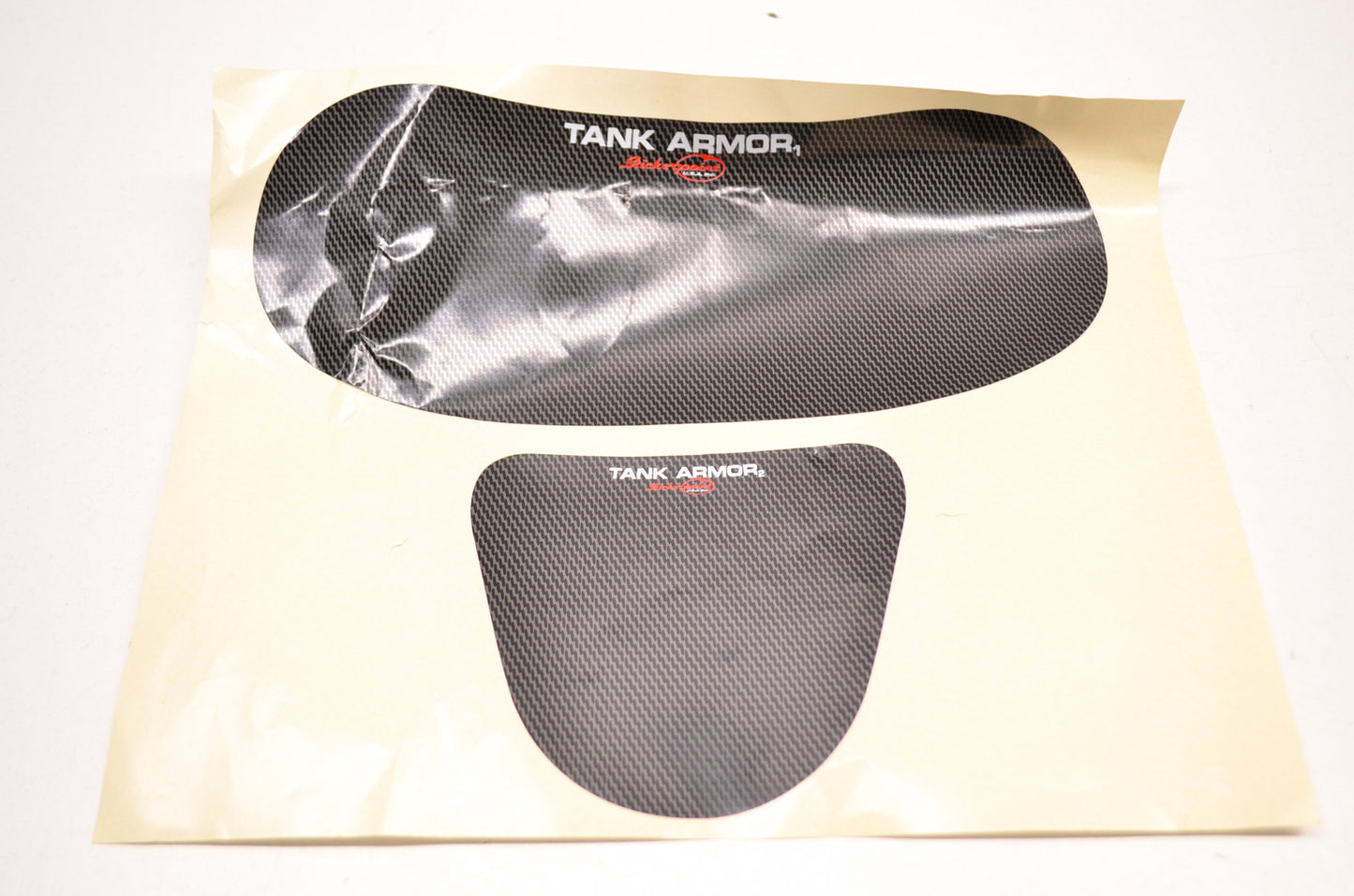 New Stickerpoint Self Adhesive Carbon Fiber Motorcycle Fuel Tank Armor Decal Kit