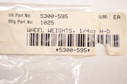Aftermarket 5300-595, 1025 Wheel Weight 1/4oz NOS