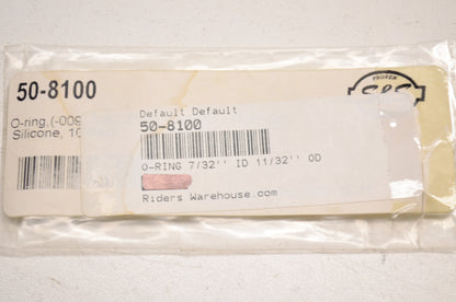 S&S 50-8100, SO-7516 Silicone O-Ring 7/32' x 11/32' Qty 2 NOS
