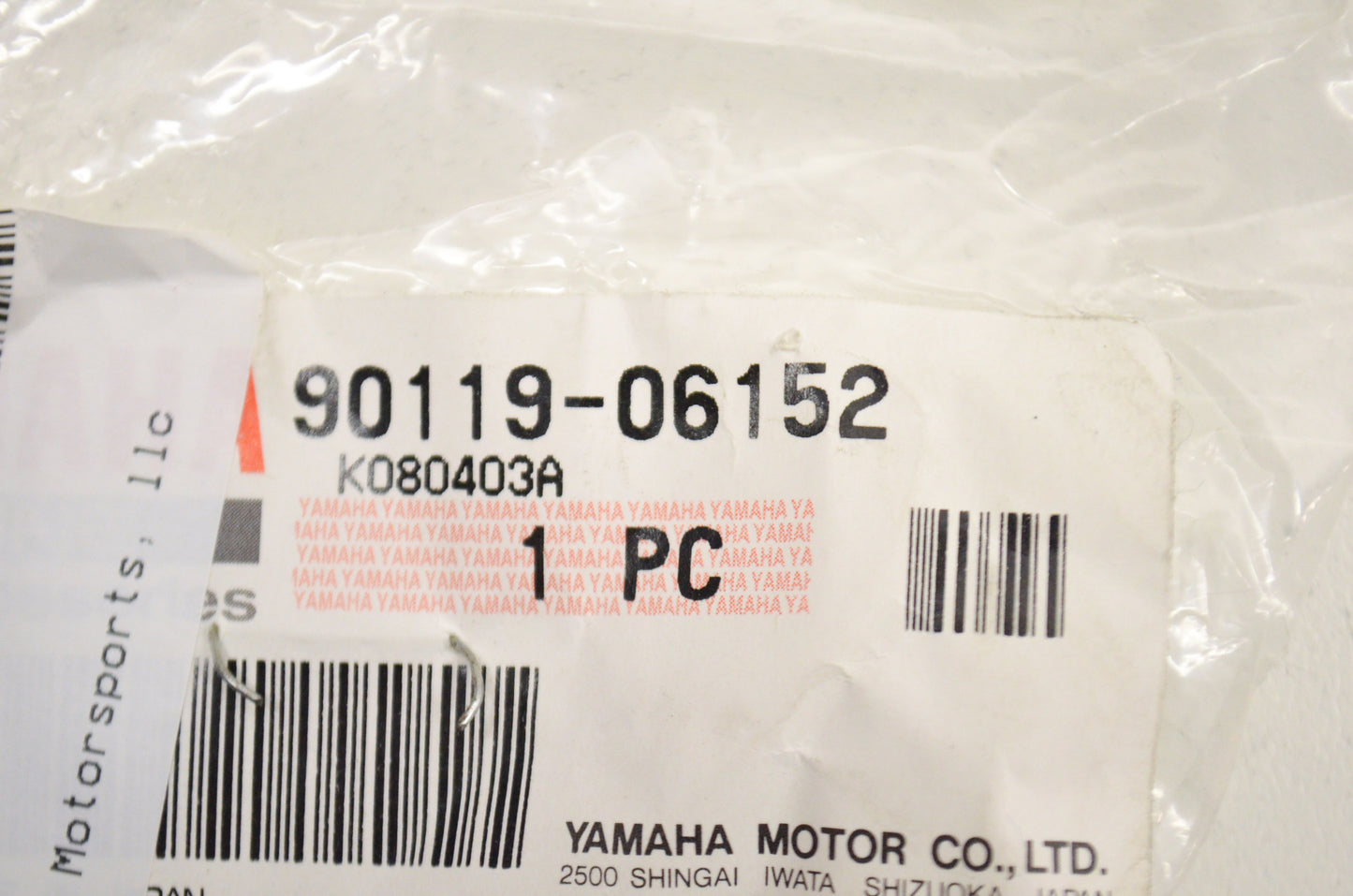 OEM Yamaha 90119-06152-00 Bolt w/ Washer NOS