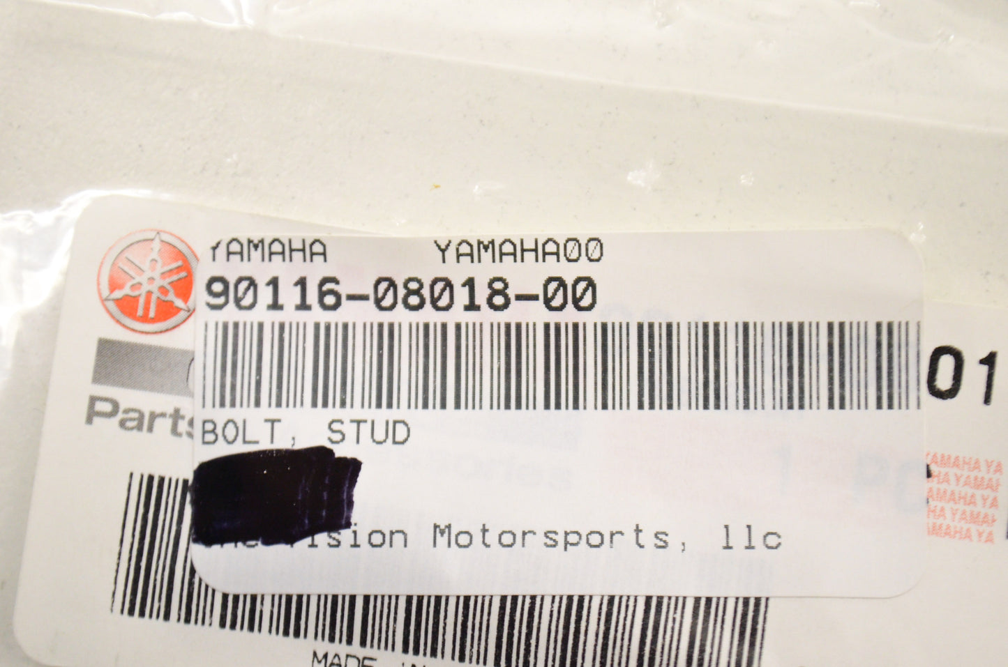 OEM Yamaha 90116-08018-00 Stud Bolt NOS