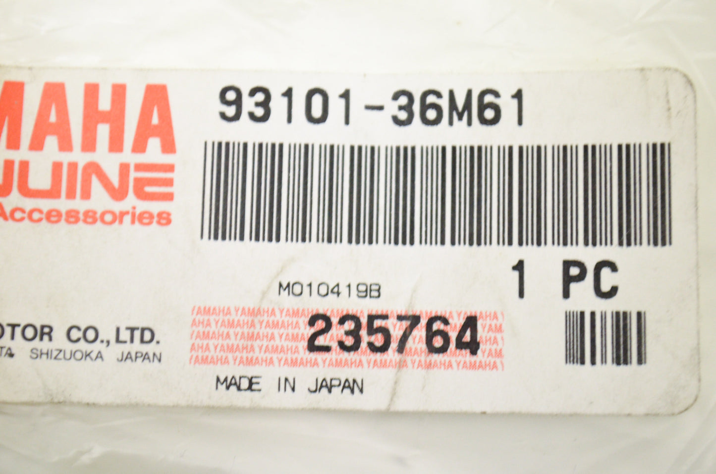 OEM Yamaha 93101-36M61-00 Oil Seal NOS