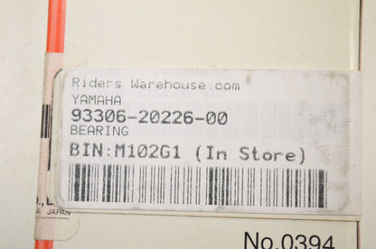OEM Yamaha 93306-20226-00 Bearing NOS
