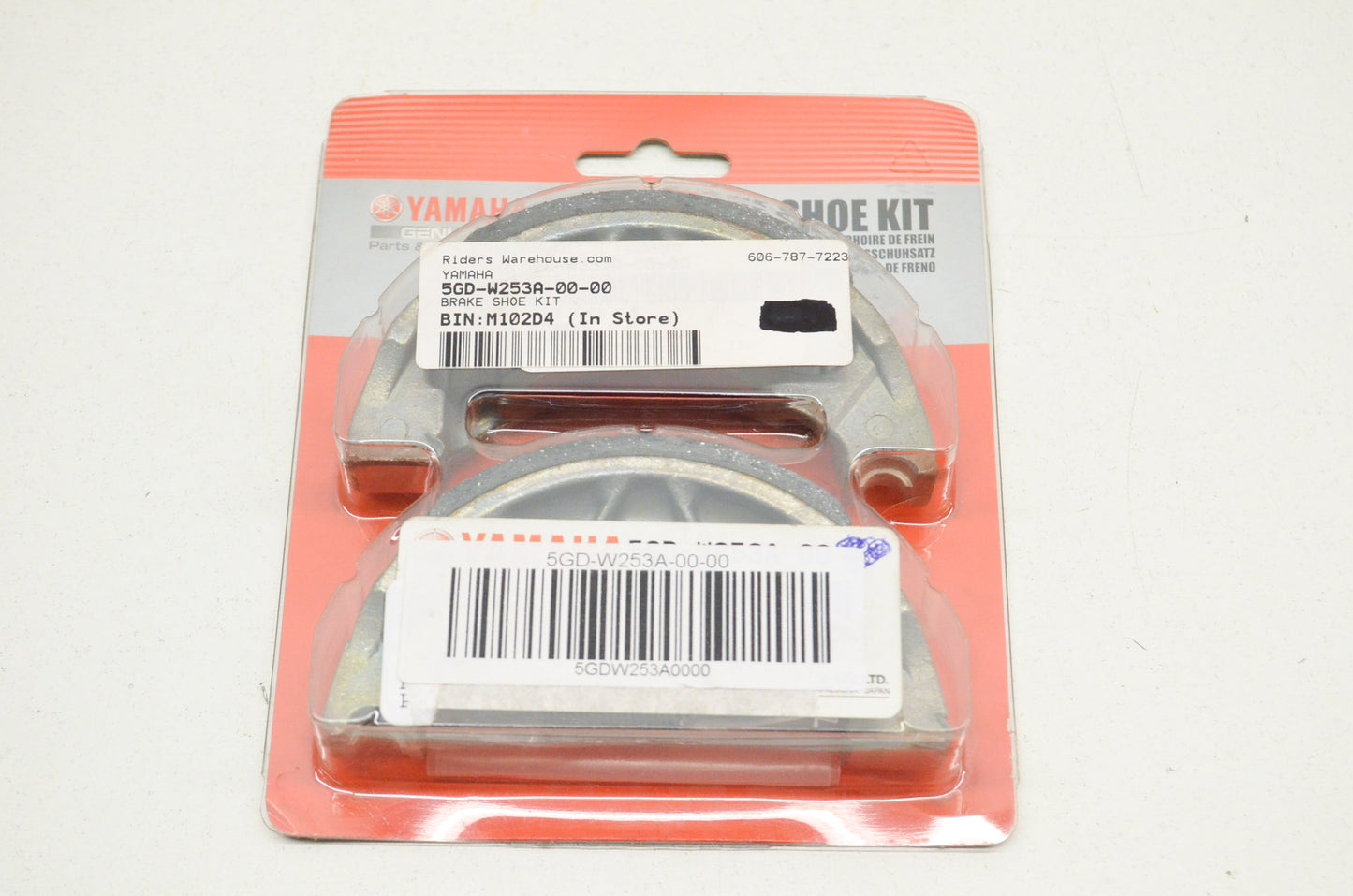 OEM Yamaha 5GD-W253A-00-00 Brake Shoe Kit NOS