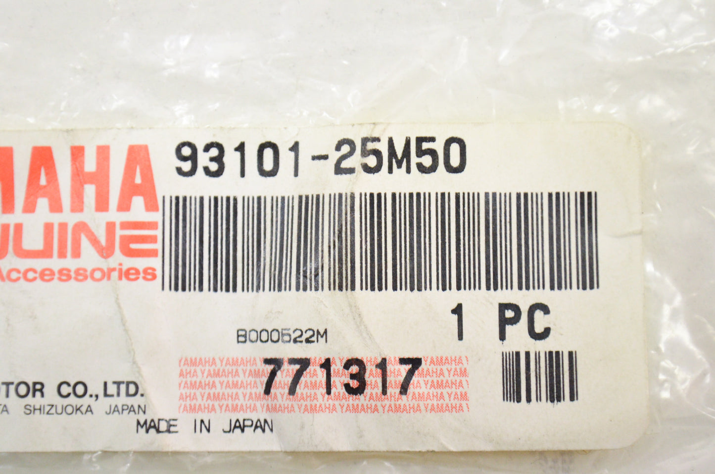 OEM Yamaha 93101-25M50-00 Oil Seal Type S NOS