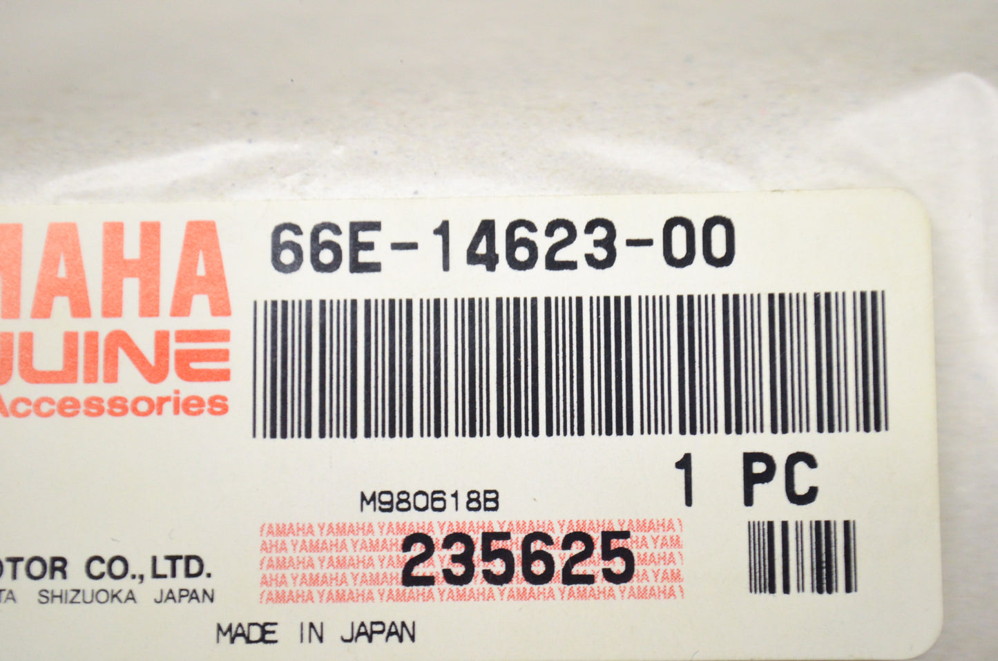OEM Yamaha 66E-14623-00-00 Exhaust Pipe Gasket NOS