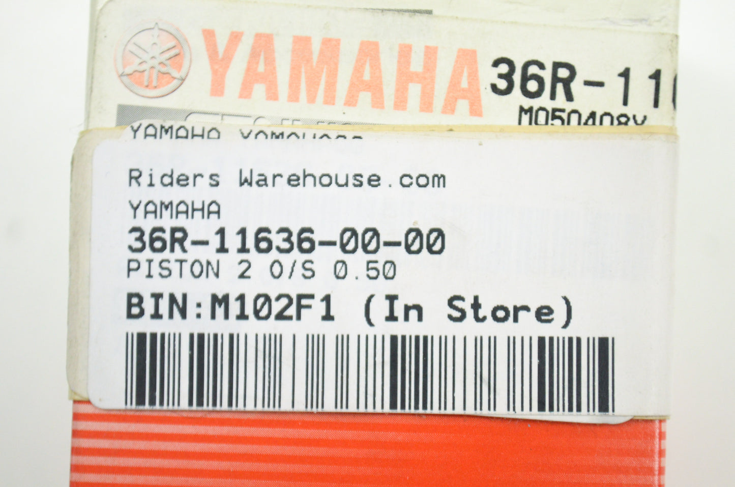 OEM Yamaha 36R-11636-00-00 Piston 2 O/S 0.50 NOS