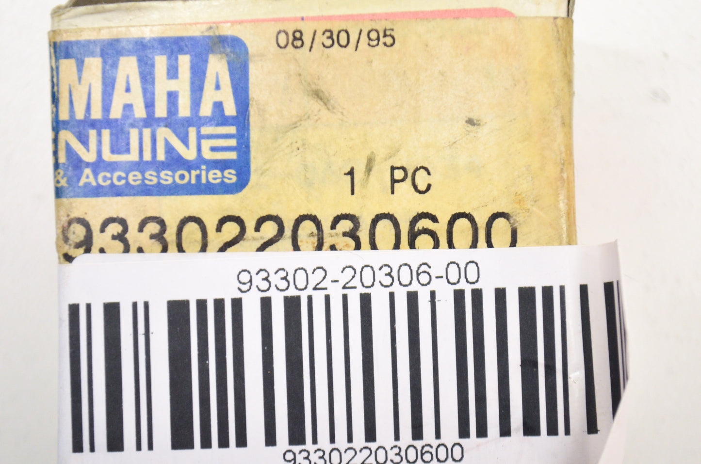 OEM Yamaha 93302-20306-00 Bearing NOS