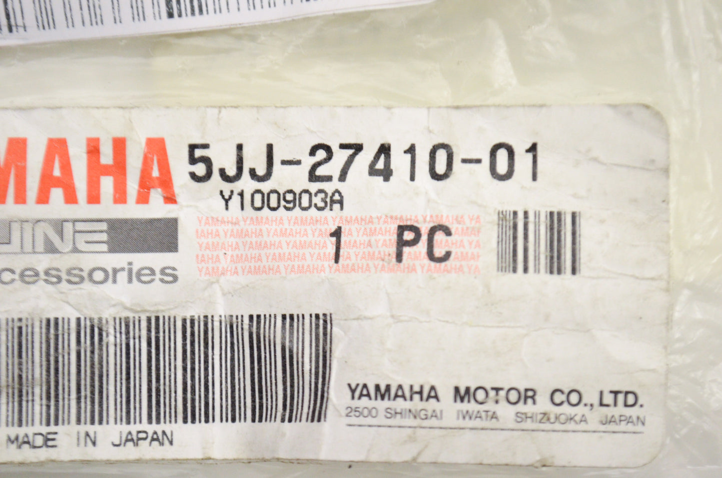 OEM Yamaha 5JJ-27410-01-00 Front Footrest Assembly NOS