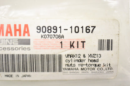 OEM Yamaha 90891-10167-00 Cylinder Head Nut Kit NOS