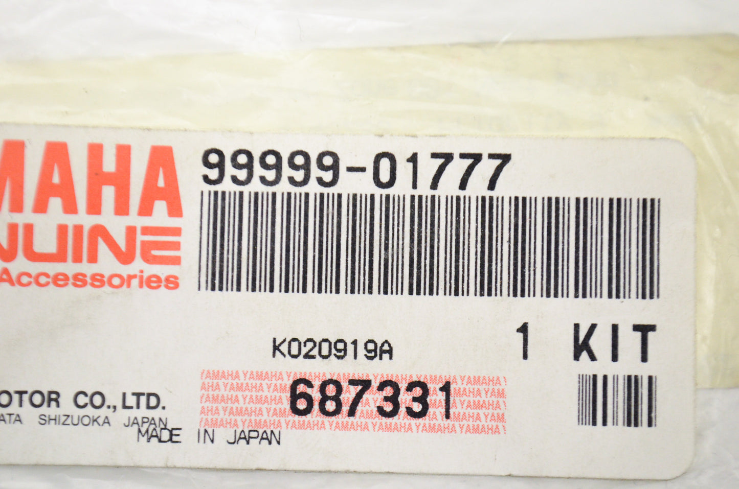 OEM Yamaha 99999-01777-00 EUO Pin Set NOS