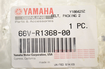 OEM Yamaha 66V-R1368-00-00 Felt Packing 2 NOS