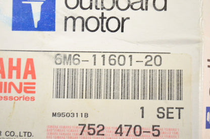 OEM Yamaha 6M6-11601-20-00 Piston Ring Set NOS