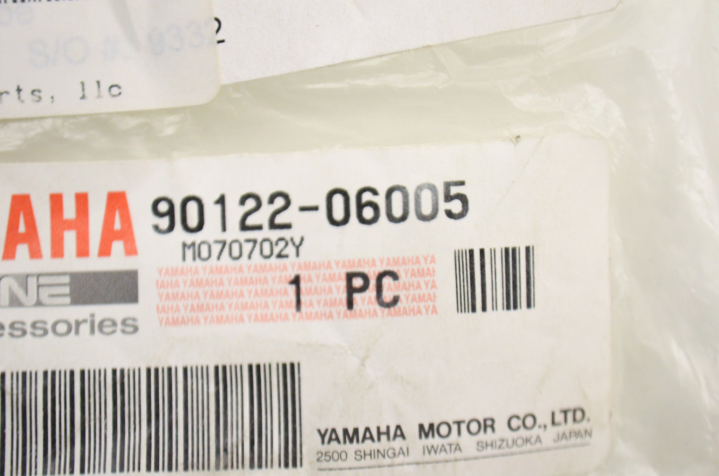 OEM Yamaha 90122-06005-00 Wing Bolt NOS