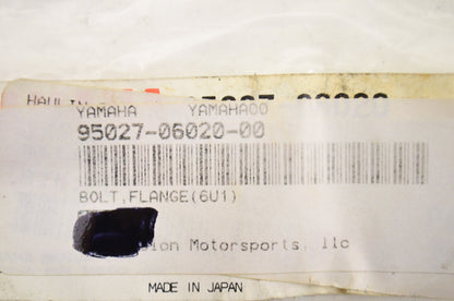 OEM Yamaha 95027-06020-00 Flange Bolt (6U1) NOS