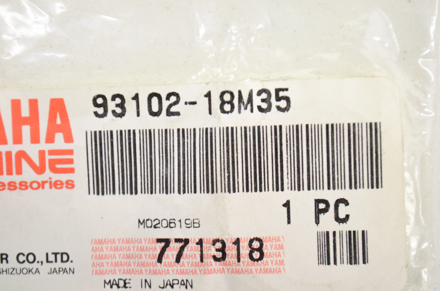 OEM Yamaha 93102-18M35-00 Oil Seal Type SD NOS