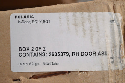 New OEM Polaris Poly Door Kit NOS