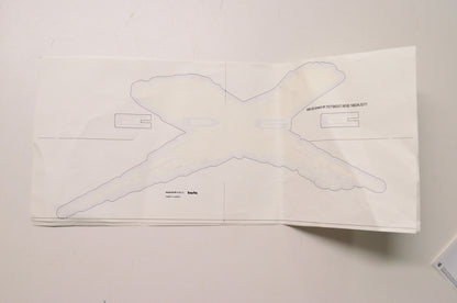 New OEM Polaris 'Edge X' Seat Decal Kit NOS