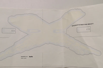 New OEM Polaris 'Edge X' Seat Decal Kit NOS