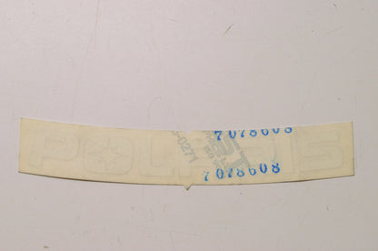 OEM Polaris 7078608 Center Polaris Hood Decal NOS