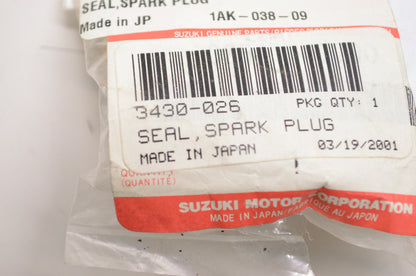 OEM Arctic Cat 3430-026 Spark Plug Seal NOS