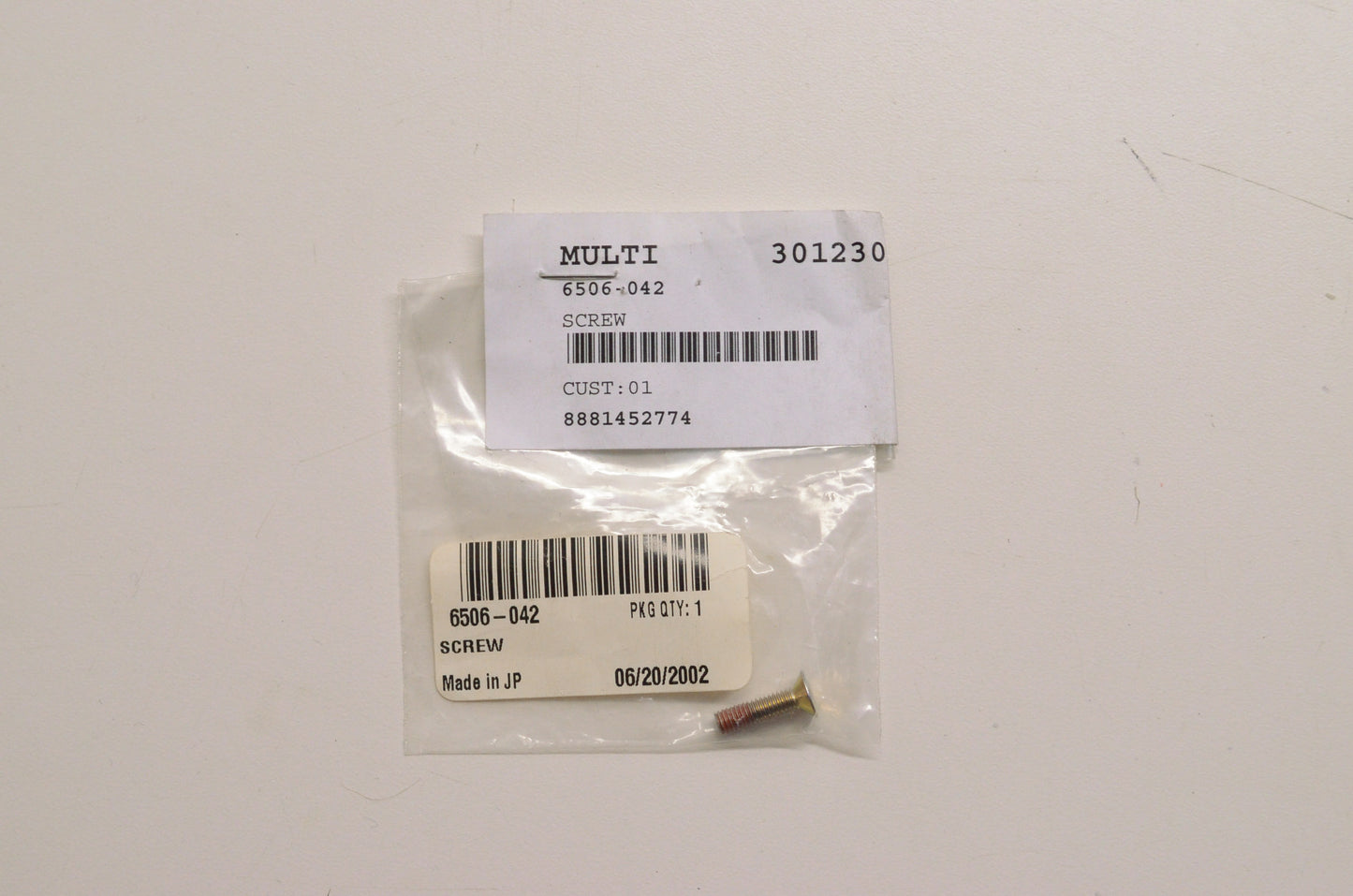 OEM Arctic Cat 6506-042 Screw NOS