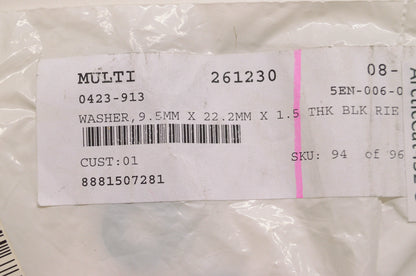 OEM Arctic Cat 0423-913 9.5mmx22.2mmx1.5 Washer Qty 3 NOS