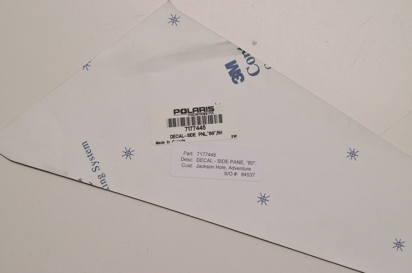 OEM Polaris 7177445 Right Hand "80" Side Panel Decal NOS