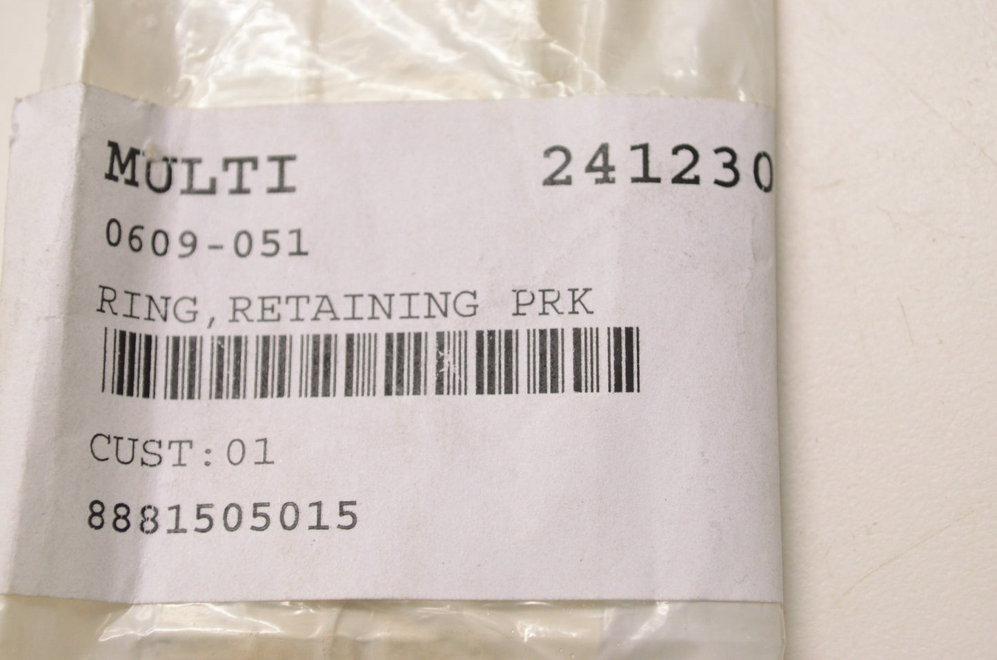 OEM Arctic Cat 0609-051 Retaining Ring NOS