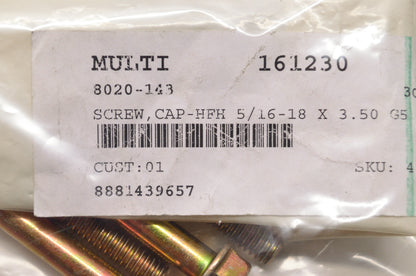 OEM Arctic Cat 8020-143 Hex FLange Head Cap Screw 5/16-18x3.50 NOS