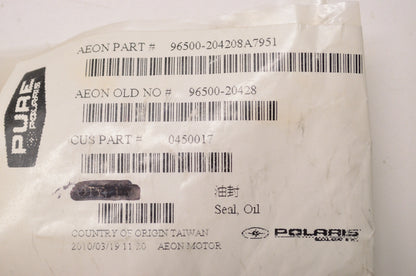 OEM Polaris 0450017, 96500-204208A7951, 96500-20428 Oil Seal NOS