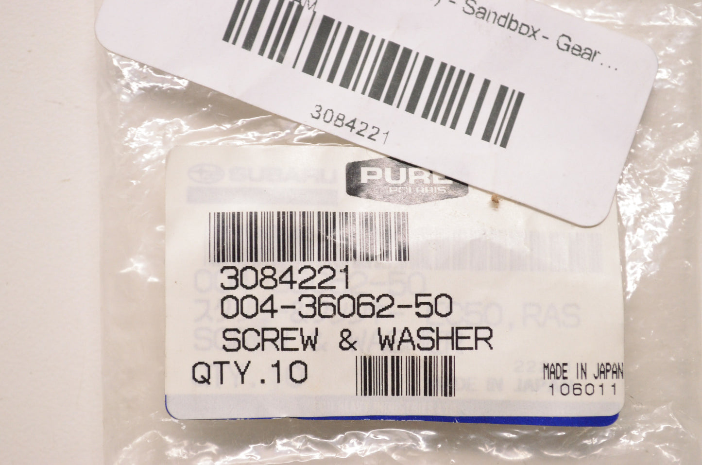 New OEM Polaris 3084221 Screw & Washer NOS