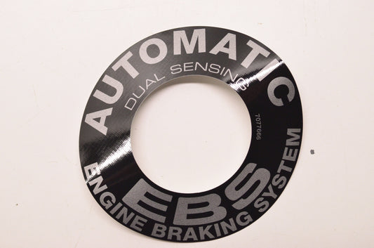 OEM Polaris 7077666 Automatic/EBS' Clutch Decal NOS